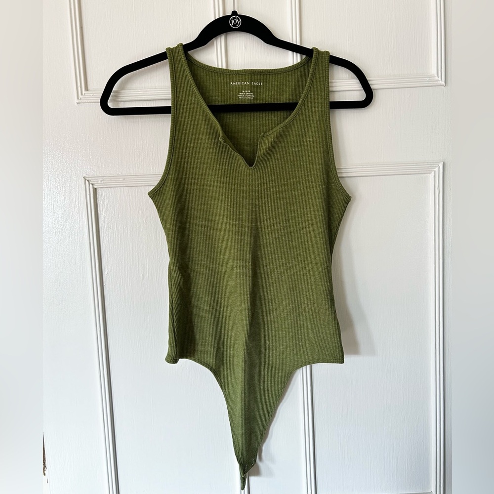 Waffle knit bodysuit